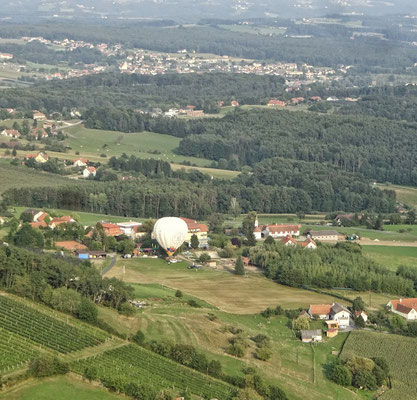 Startplatz beim Ballonhotel