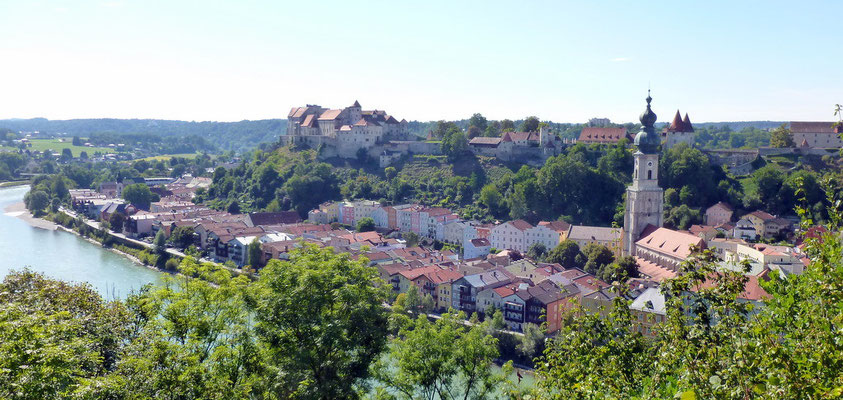 Noch ein Blick auf Burghausen