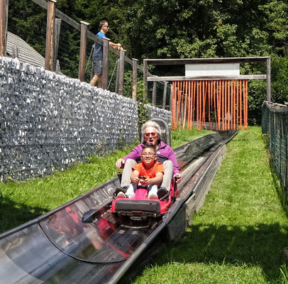 Vollbremsung im Ziel