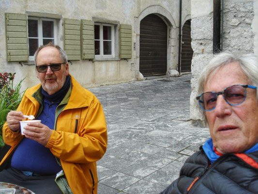 natürlich Abschluss mit Eis in Venzoen