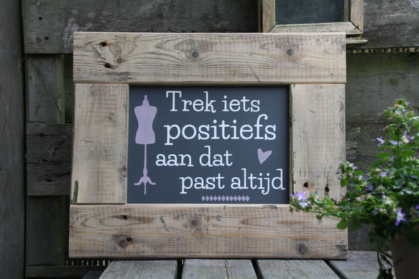 trek positiefs aan