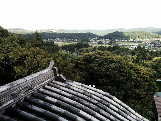 大多喜城の天守からの眺望