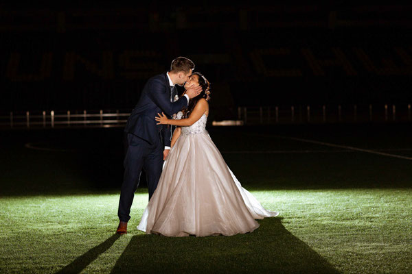 Hochzeitsfotograf im Eintracht Stadion