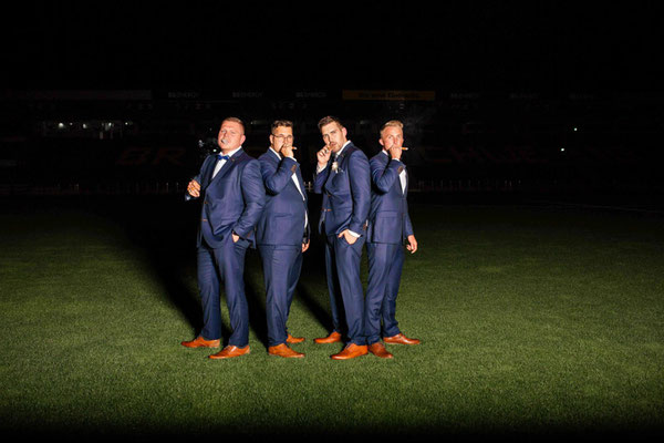 Groomsman im Eintracht Stadion Braunschweig