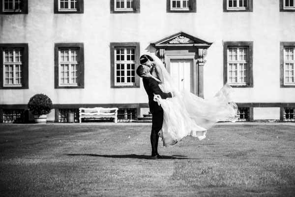 Fotolocation für Brautpaarshooting auf Schloss Corvey