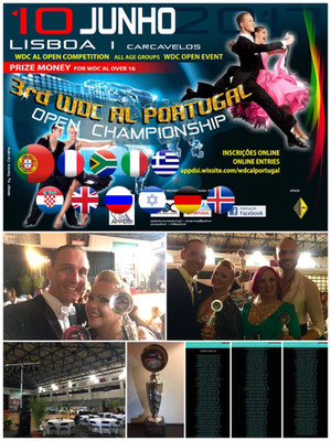 WDC AL 3rd Portugal Open Senior Over 35 Ballroom Championship, Lissabon 10. Juni 2017 hier: Centro Recreativo e Cultural da Quinta dos Lombos