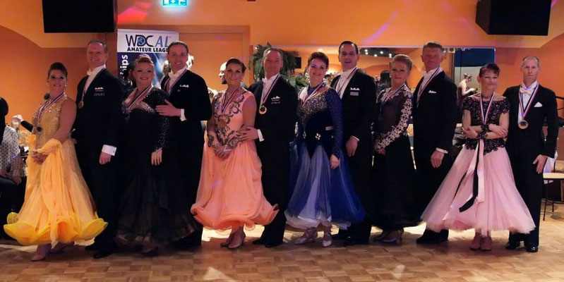 WDC Grand Prix Dutch AL Masterclass Ballroom Over 40 and Over 50, Roosendaal Netherlands 18. Februar hier: Rottier Dancemasters Roosendaal