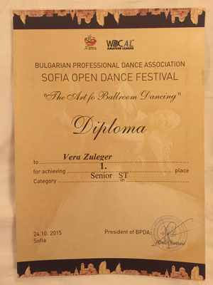 WDC AL City Open Championships, Bulgaria - Sofia Open Dance Festival 2015