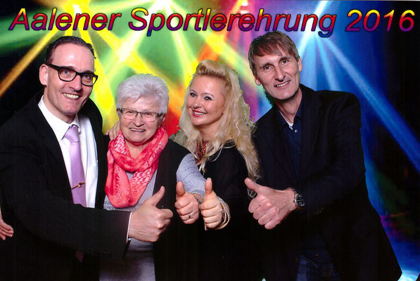 Aalener Sportlerehrung 2016 durch Bürgermeister Karl-Heinz Ehrmann 19. Februar 2017 hier: Stadthalle Aalen