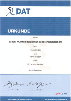 WDC/GAL DAT Baden-Württembergische Meisterschaft und Rhein-Neckar Cup, Walldorf 28. April hier: Astoria-Halle