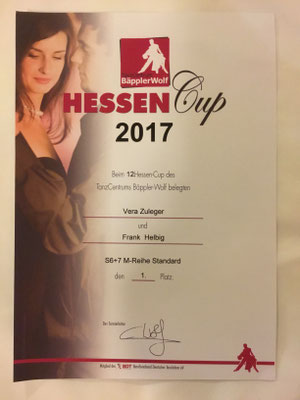 DAT Hessencup in Frankfurt 20. Mai 2017 hier: Saalbau Stadthalle Bergen