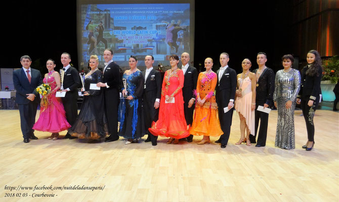 WDC AL Senior I and II Ballroom: 40ème Grand Prix International Paris 3. Februar hier: Centre Evénementiel de Courbevoie