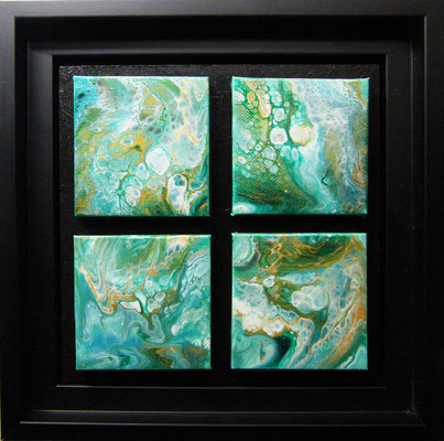 Les "minis" 7x7 cm - par 4 (encadré 20x20cm - 60€) ©B.Dupuis
