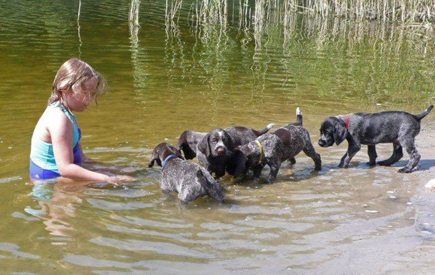 Mit Kind am Wasser