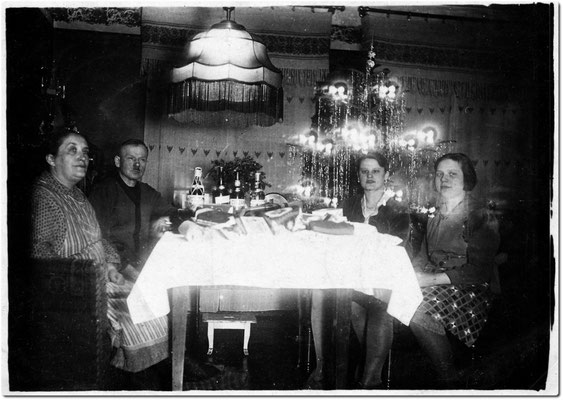 Breslau Stube Fam. Matzke Pflegeeltern von Erna Katterwe geb. Felgentreu