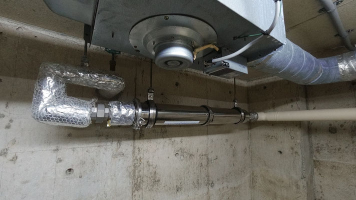 地下１Ｆポンプ室内給水管のメンテナンス工事終了＠菱和パレス中目黒管理組合ブログ
