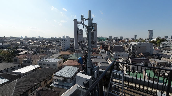 立ち合い／アンテナの屋外整流器の交換工事@菱和パレス中目黒管理組合ブログ