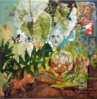 "Lost paradise 2" Acryl/Leinen (85x83) 2021