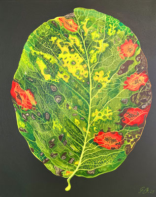 "Vergänglichkeit 3" Akryl/Leinen (40x50) 2025
