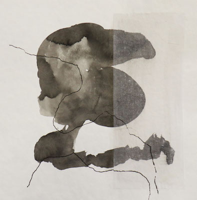 Tusche auf Papier / ink on paper 25 x 25 cm