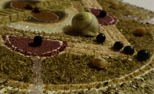 Natur Edelstein Mandala Urvertrauen im Leben