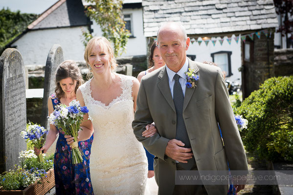 Jen & Ben Instow Wedding Day. North Devon Indigo Perspective Photography