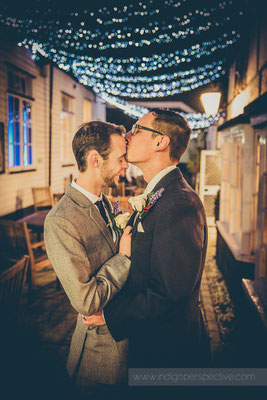 70-same-sex-wedding-north-devon-indigo-perspective-photography-night-portait-kiss-fairy-lights