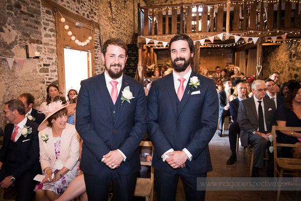 9-westcott-barton-wedding-photography-north-devon-groom-bestman-ceremony