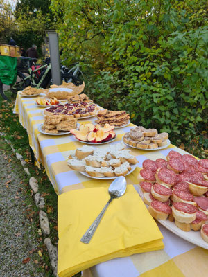 Alles ist sehr appetitlich angerichtet