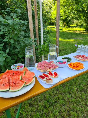 ...belegten Broten...