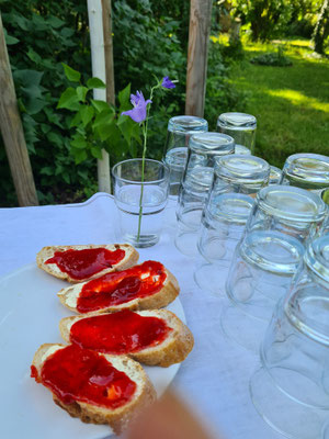 Der Frühstückstisch...