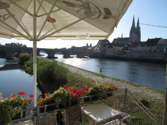 Blick aus der Bar!