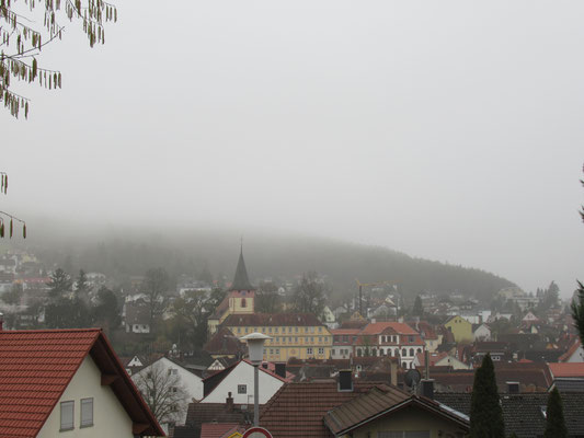 ... Bad König im Nebel bei 5 Grad plus um 9:50 Uhr!
