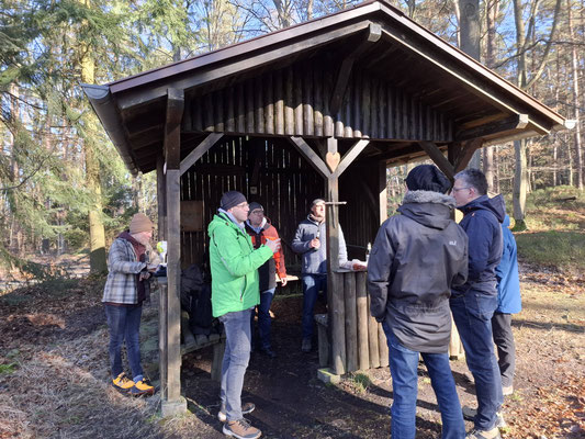 Hohes Tempo => 11:35 Uhr bereits die erste verdiente Rast!