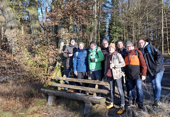 11:00 Uhr => Abmarsch bei minus 4 Grad ab Bremhof!