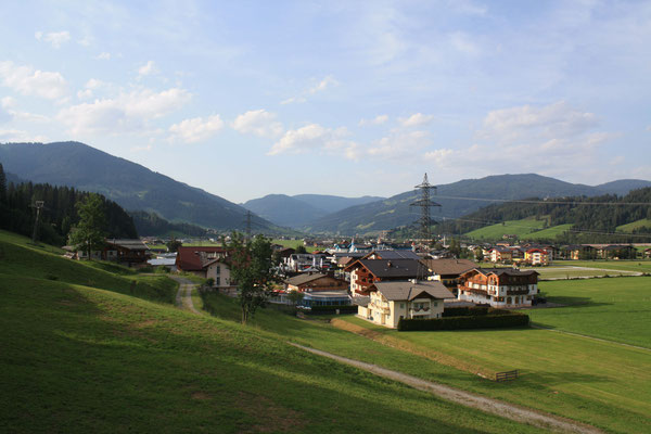 Balkonblick auf Flachau