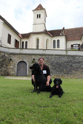 Eros Miriel und Ich vorm Schloss Kornberg
