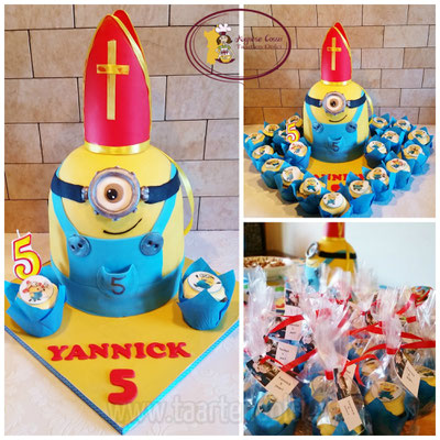 Minion taart 3D 