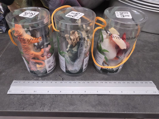 Doosjes dieren € 2,00 p/st