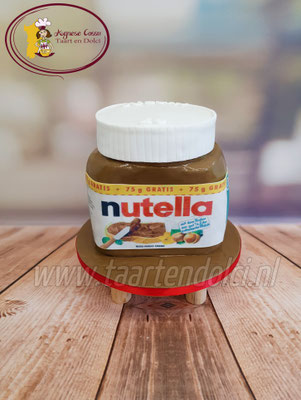 Nutella pot taart