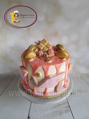 Babyshower meisje dripcake