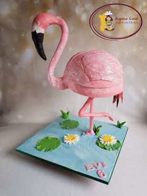 Flamingo taart