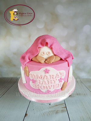 Babybillen taart babyshower