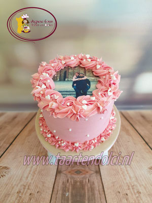 Foto taart zonder fondant