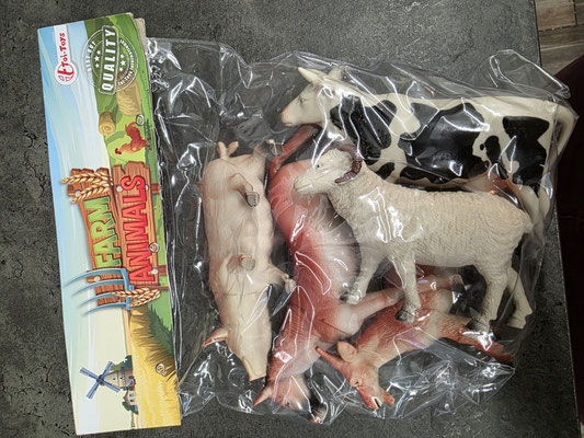 Boederijdieren speelset € 5,00 p/st