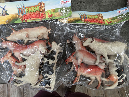 Boederijdieren speelset € 5,00 p/st
