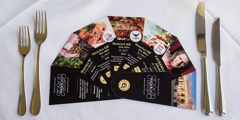 Eventfächer · Restaurant Henrici Eisenstadt
