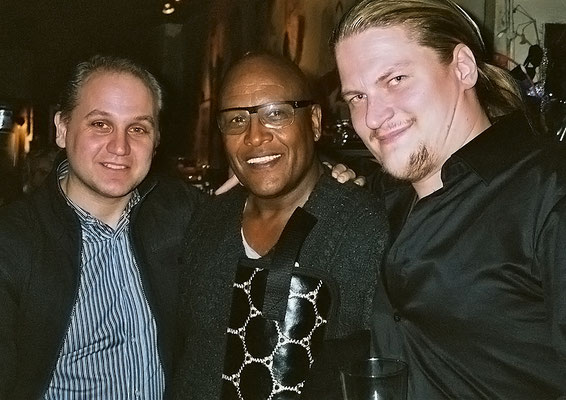 With the ONE & ONLY AWB-Groove-Machine Steve Ferrone und JR