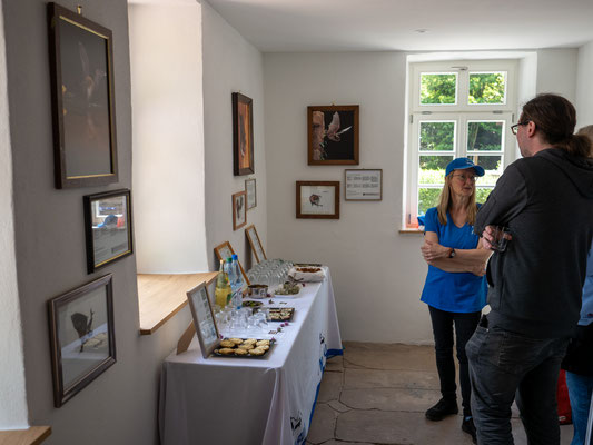 Ausstellungsbereich in der historischen Rußhütte. FOTO: M. Pagel/NABU