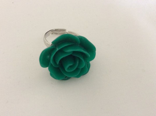 Bague vertegrande fleur- Référence : BAG5VERTGDFLEU